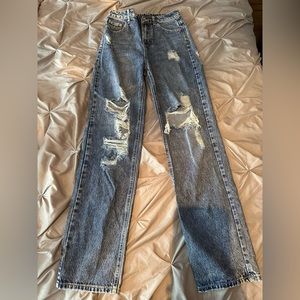 Blue Boyfriend Jeans